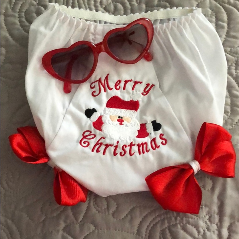 Cute Christmas Panties or Diaper Cover